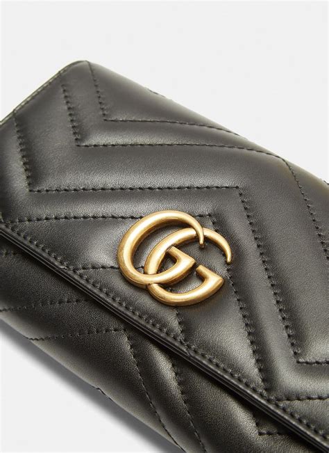 gucci wallet stud monogram|Gucci wallet woman price.